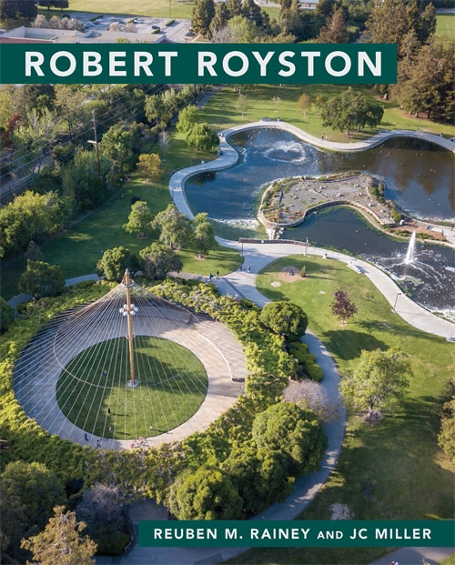 robert royston book cover with aerial of garden