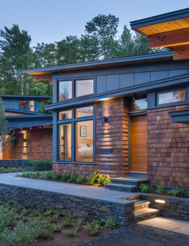 beautiful house in the vermont green mountains