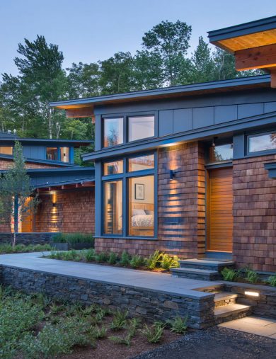 beautiful house in the vermont green mountains