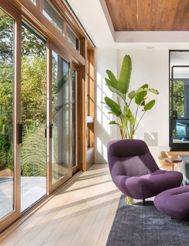 family room with manarola armchair