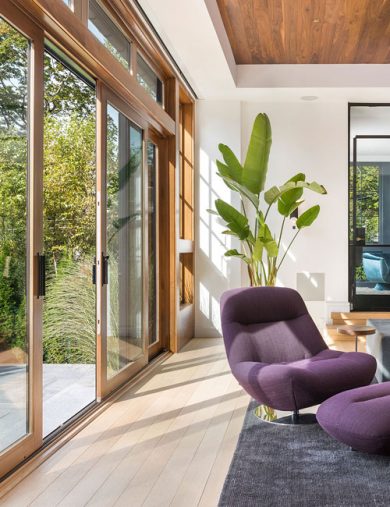 family room with manarola armchair