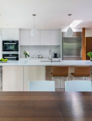 kitchen with island