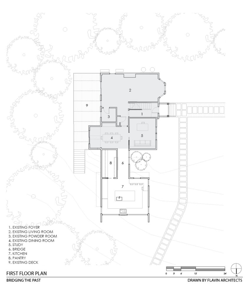 Bridging the Past floor plan.